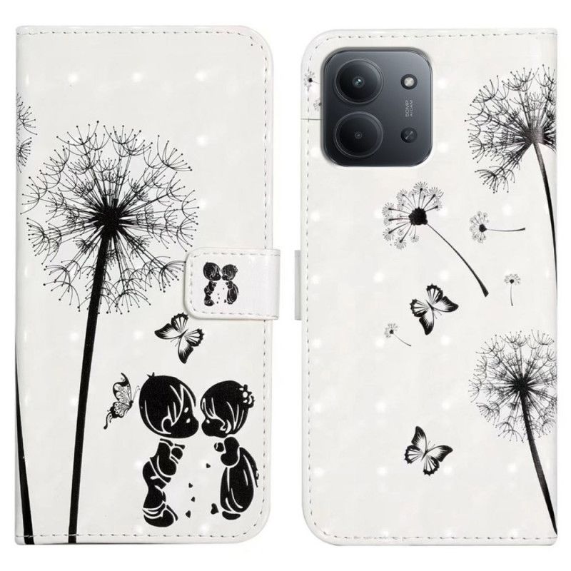 Flip Cover Poco C85 Mælkebøttekærlighed