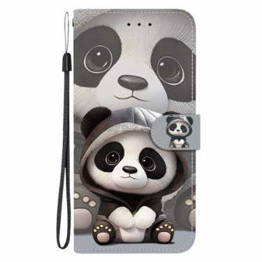 Flip Cover Poco C85 Min Panda