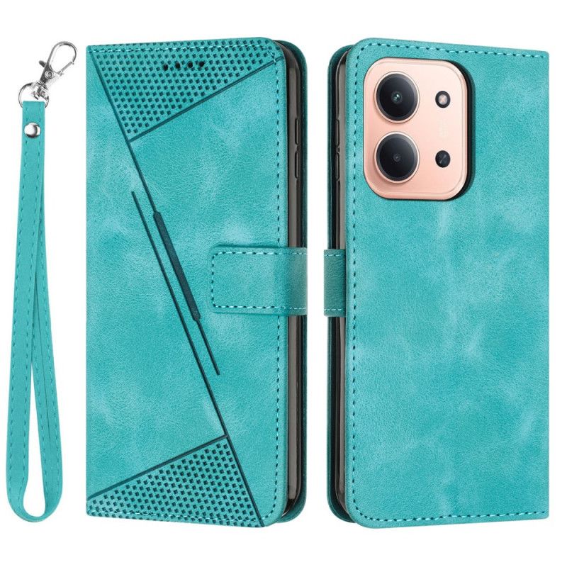 Flip Cover Poco C85 Retro Designlinjer