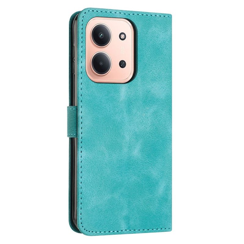 Flip Cover Poco C85 Retro Designlinjer