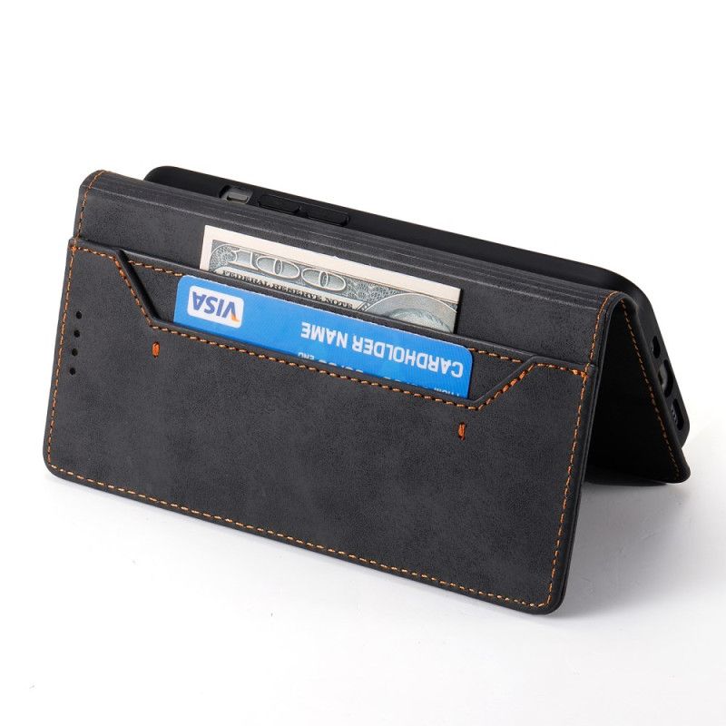 Flip Cover Poco C85 Vintage Lædereffekt