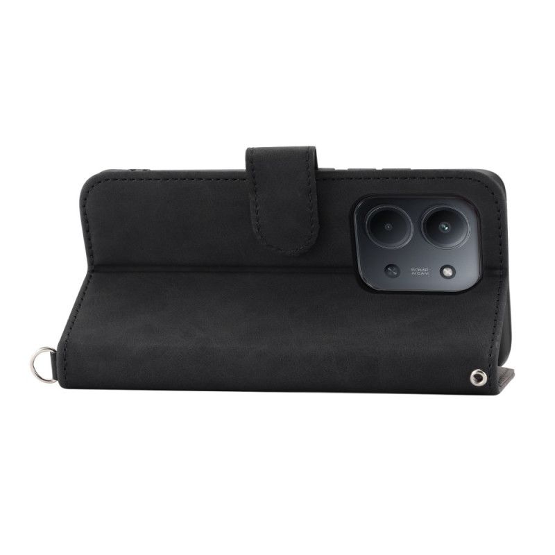 Flip Cover Til Poco C85 Ruskindsblondereffekt