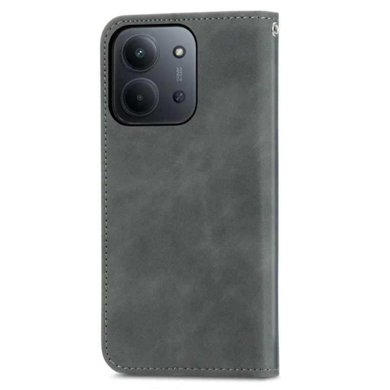 Flip Cover Til Poco C85 Ruskindseffekt