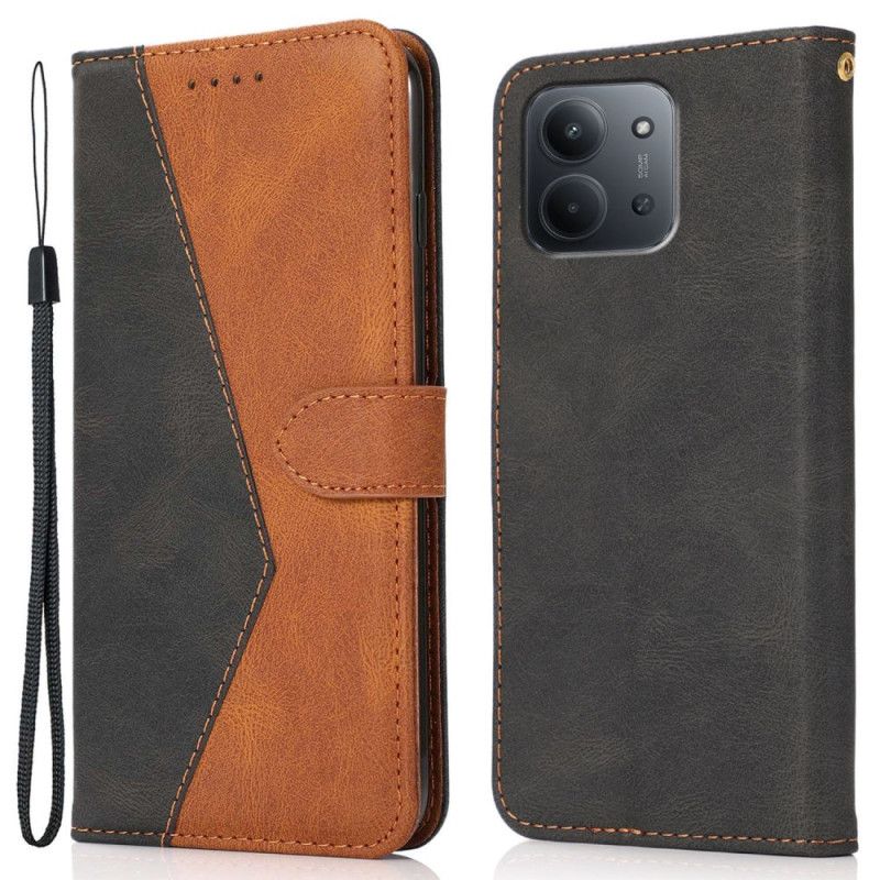 Flip Cover Til Poco C85 Tofarvet