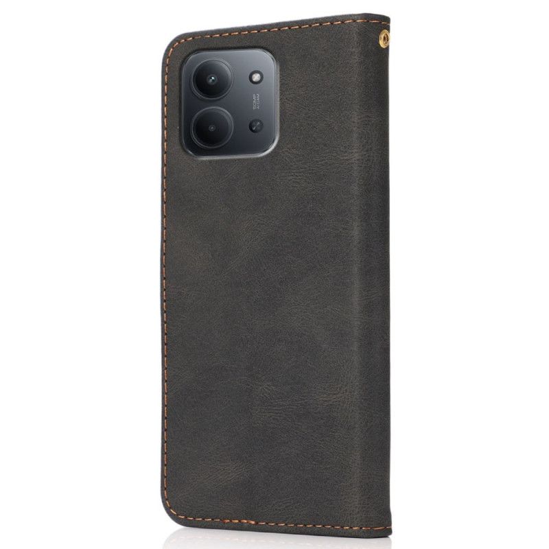 Flip Cover Til Poco C85 Tofarvet