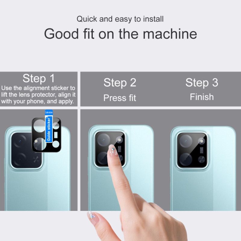 Hærdet Glas Linsebeskytter Til Xiaomi Poco C85 (sort Version)