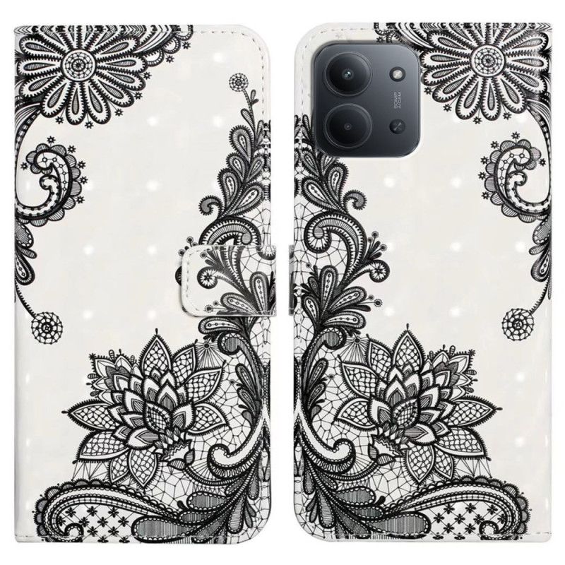 Læder Cover Poco C85 Blonder