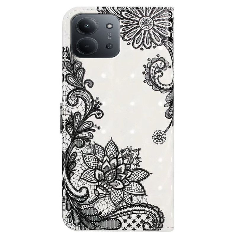 Læder Cover Poco C85 Blonder