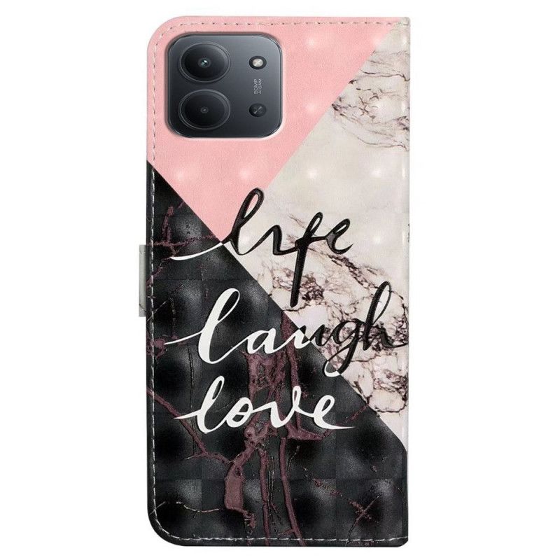 Læder Cover Poco C85 Liv Grin Kærlighed