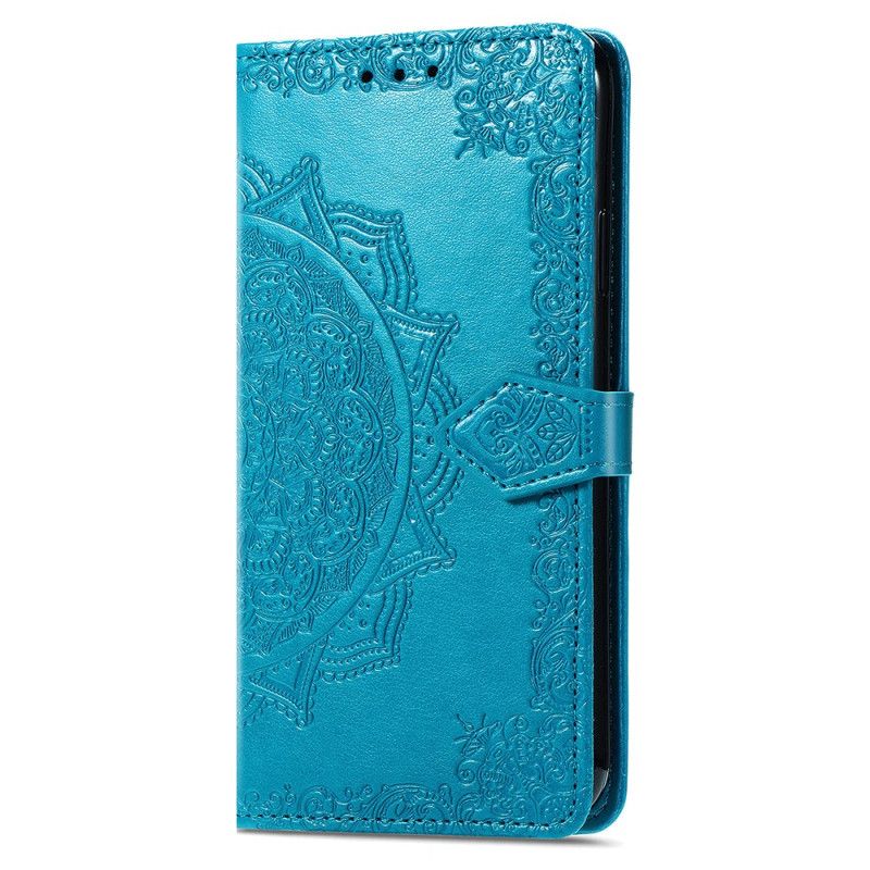 Læder Cover Poco C85 Telefon Etui Barok Mandala