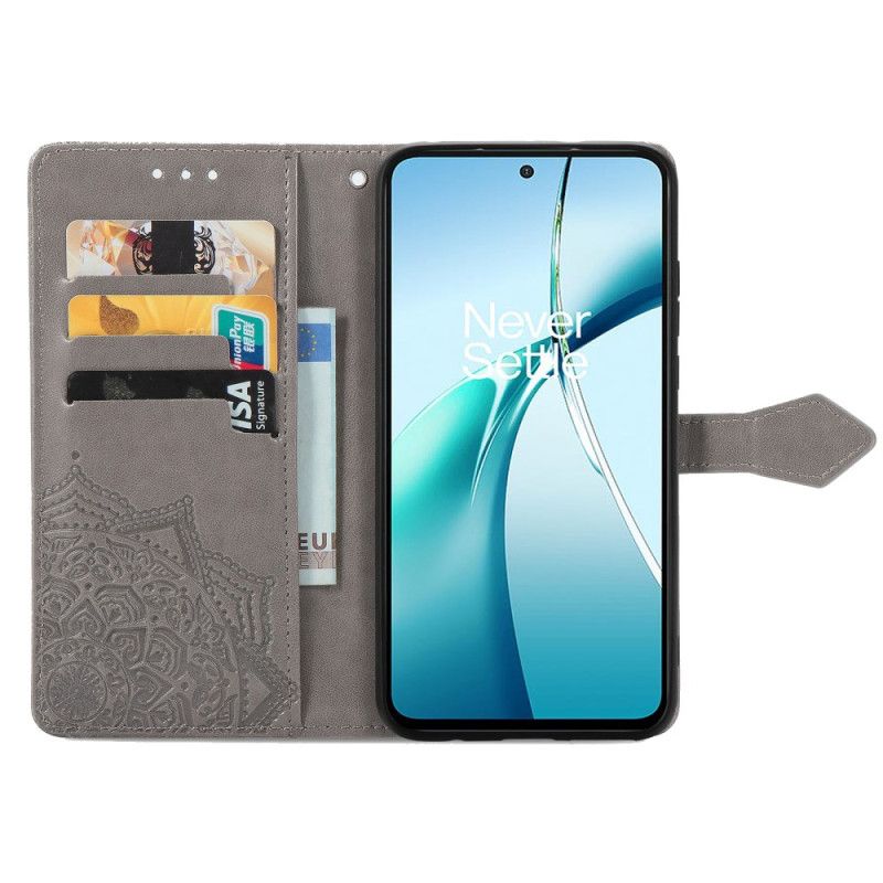 Læder Cover Poco C85 Telefon Etui Barok Mandala