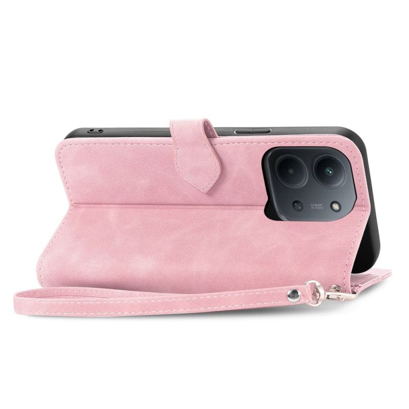 Læder Cover Poco C85 Telefon Etui Blondepung