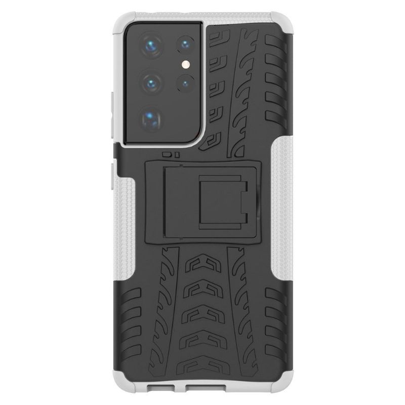 Cover Samsung Galaxy S21 Ultra 5G Hemming Skridsikker Med Integreret Støtte