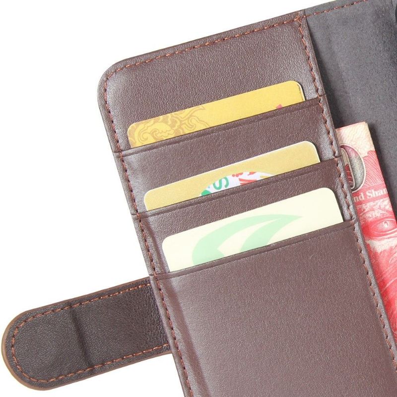 Etui Huawei Y6 2019 Premium Læder - Brun