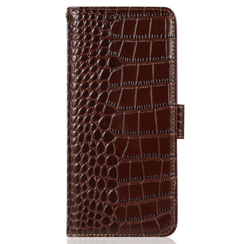 Flip Cover Oneplus 12r Crocodile Style Rfid-blokering