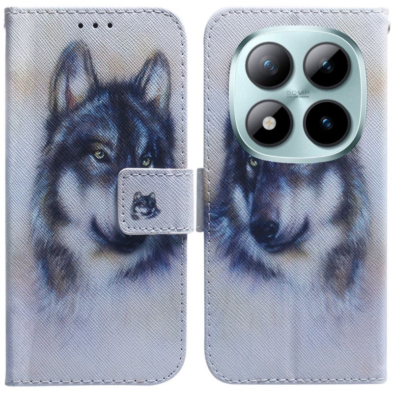 Flip Cover Til Xiaomi Redmi Note 15 Pro 5g Akvarelulv