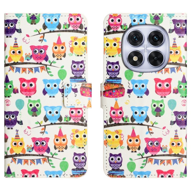 Flip Cover Til Xiaomi Redmi Note 15 Pro 5g Flok Ugler