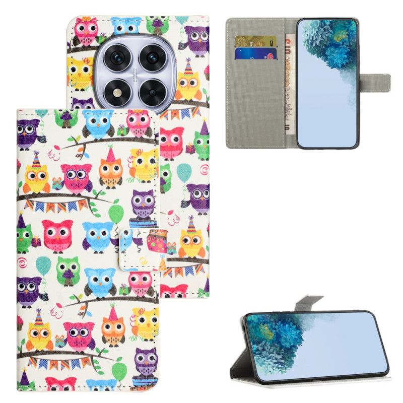 Flip Cover Til Xiaomi Redmi Note 15 Pro 5g Flok Ugler