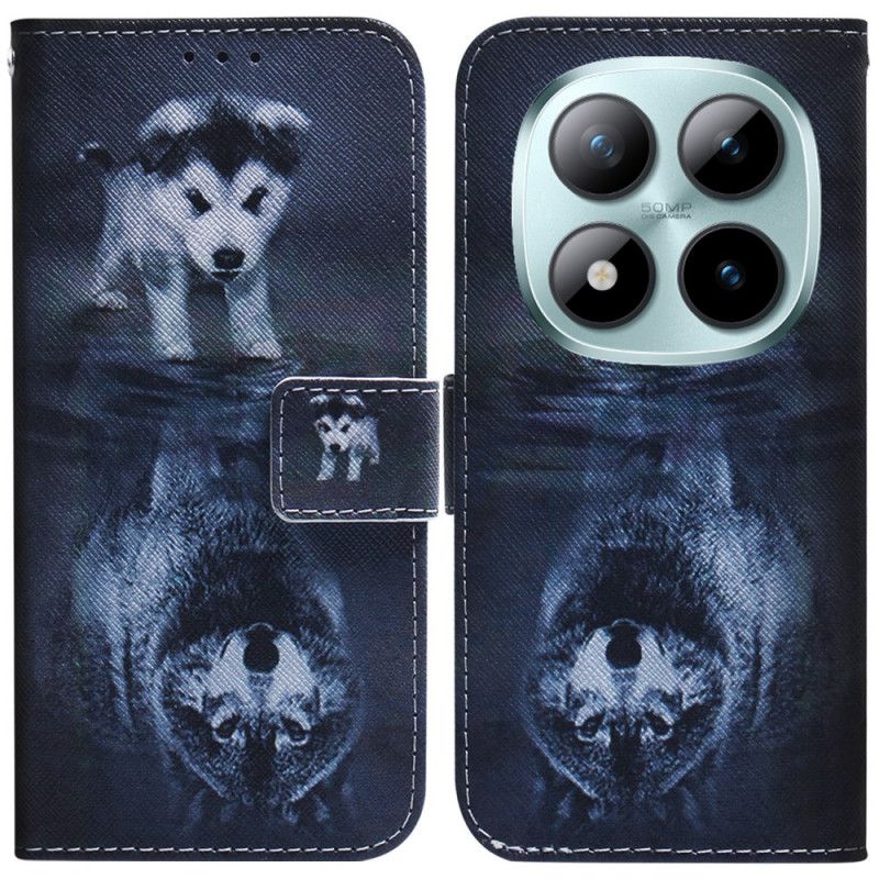 Flip Cover Til Xiaomi Redmi Note 15 Pro 5g Hvalpedrømme