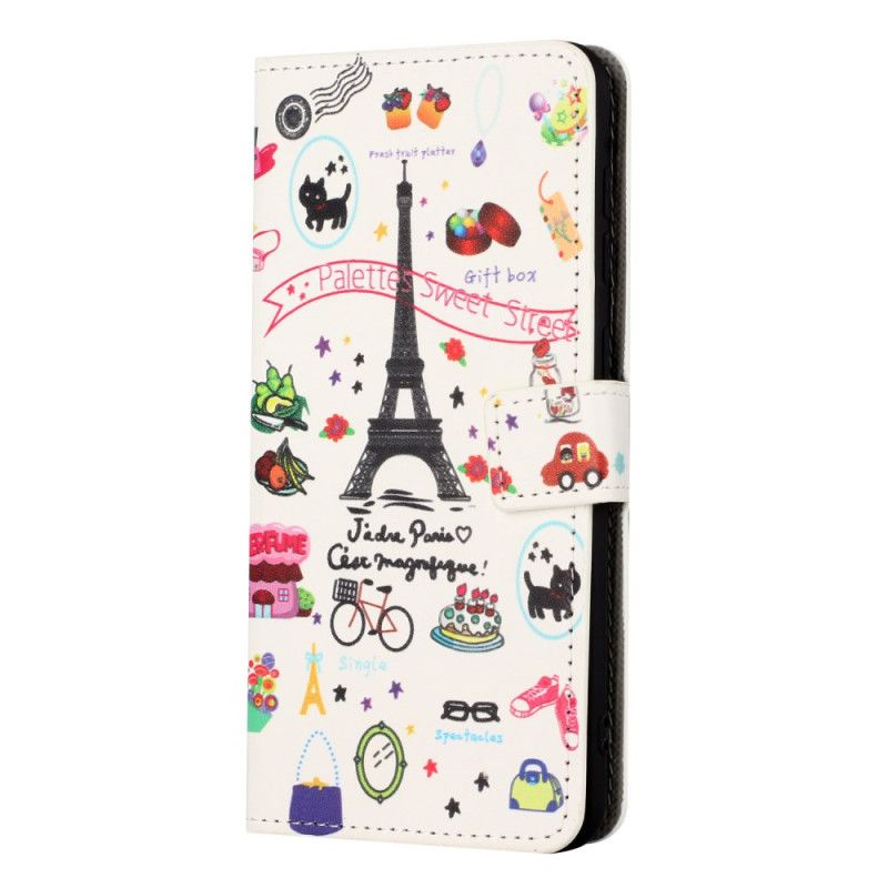Flip Cover Til Xiaomi Redmi Note 15 Pro 5g Jeg Elsker Paris