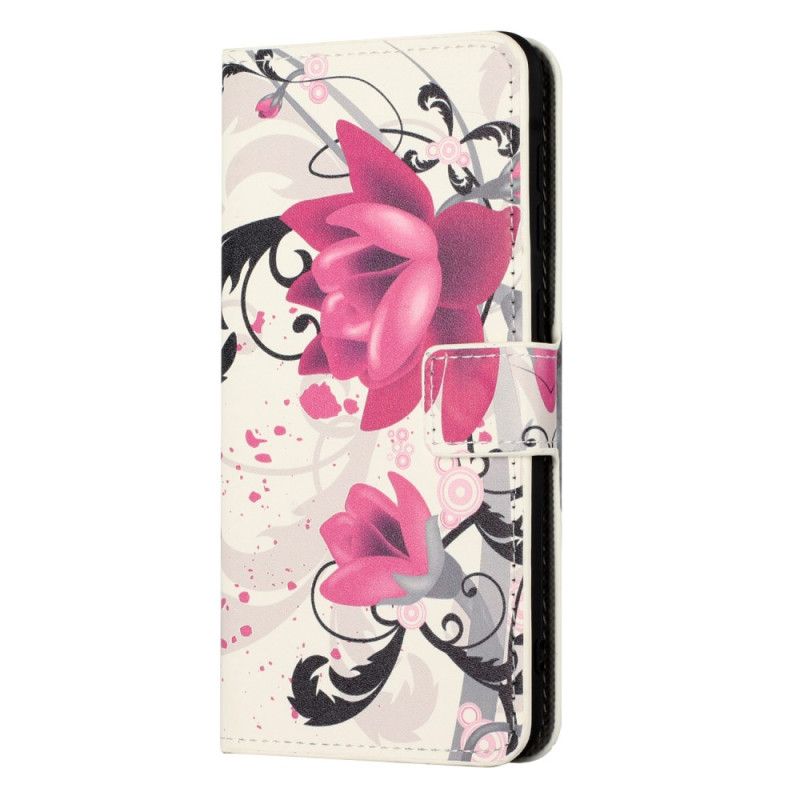 Flip Cover Til Xiaomi Redmi Note 15 Pro 5g Lotusmønster