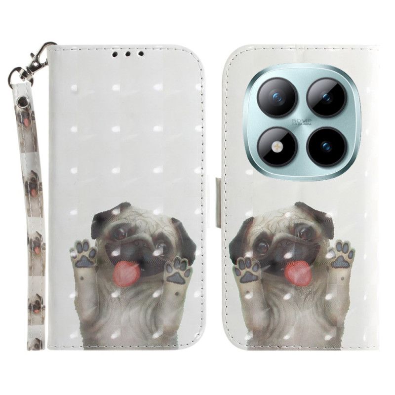 Flip Cover Til Xiaomi Redmi Note 15 Pro 5g Mops Med Stropper