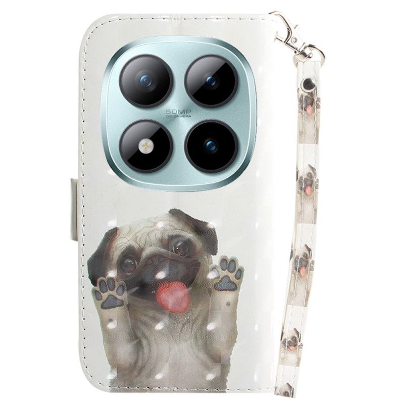 Flip Cover Til Xiaomi Redmi Note 15 Pro 5g Mops Med Stropper