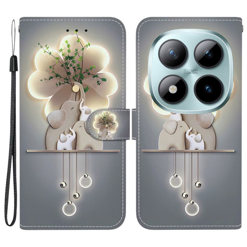 Flip Cover Til Xiaomi Redmi Note 15 Pro 5g Tre Elefanter