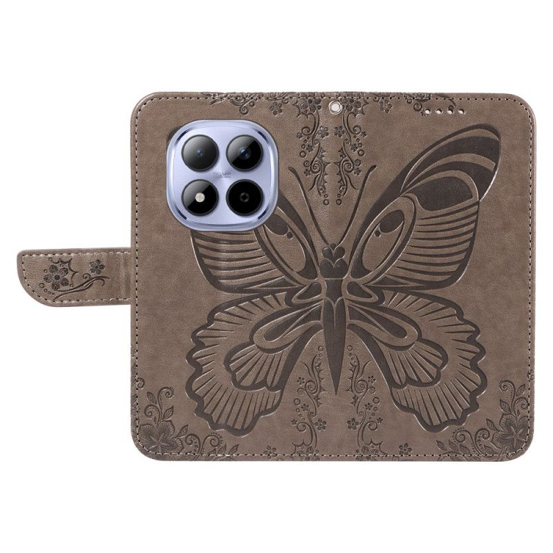 Flip Cover Xiaomi Redmi Note 15 Pro 5g Grafisk Sommerfugl