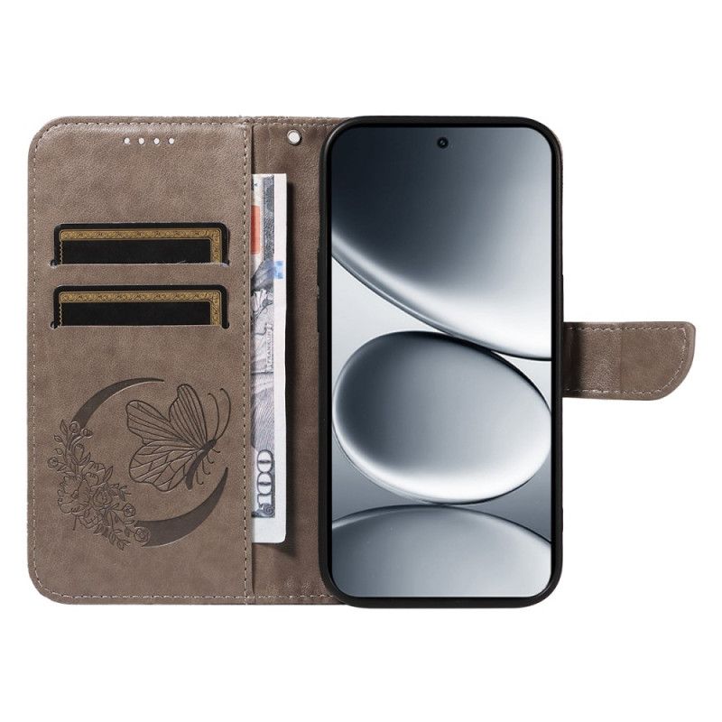 Flip Cover Xiaomi Redmi Note 15 Pro 5g Grafisk Sommerfugl