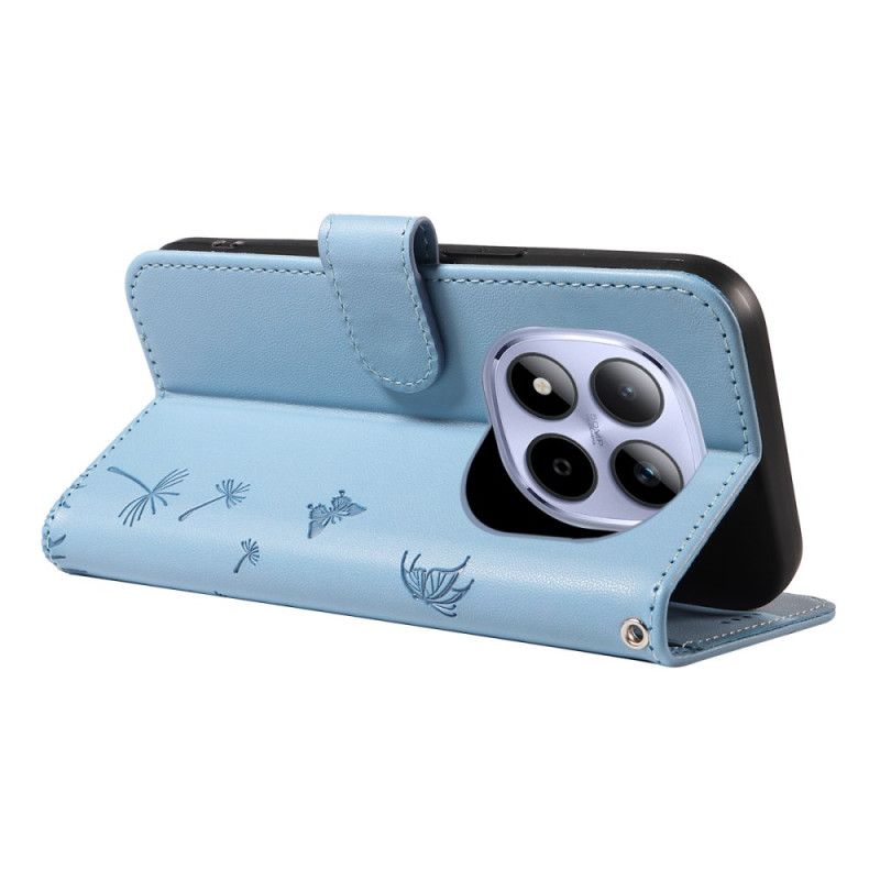 Flip Cover Xiaomi Redmi Note 15 Pro 5g Mønster Med Mælkebøtterem