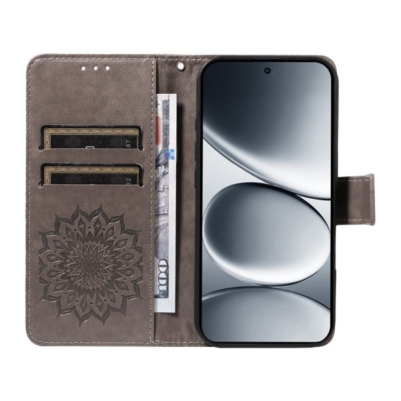 Flip Cover Xiaomi Redmi Note 15 Pro 5g Solsikkemønster