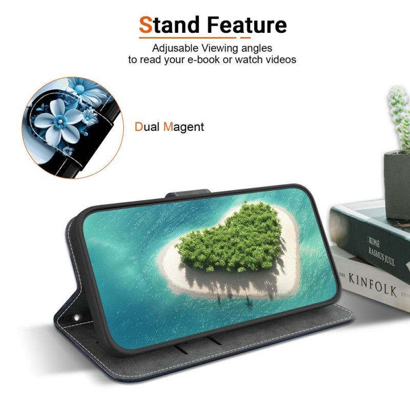 Flip Cover Xiaomi Redmi Note 15 Pro 5g Sort Orkidé