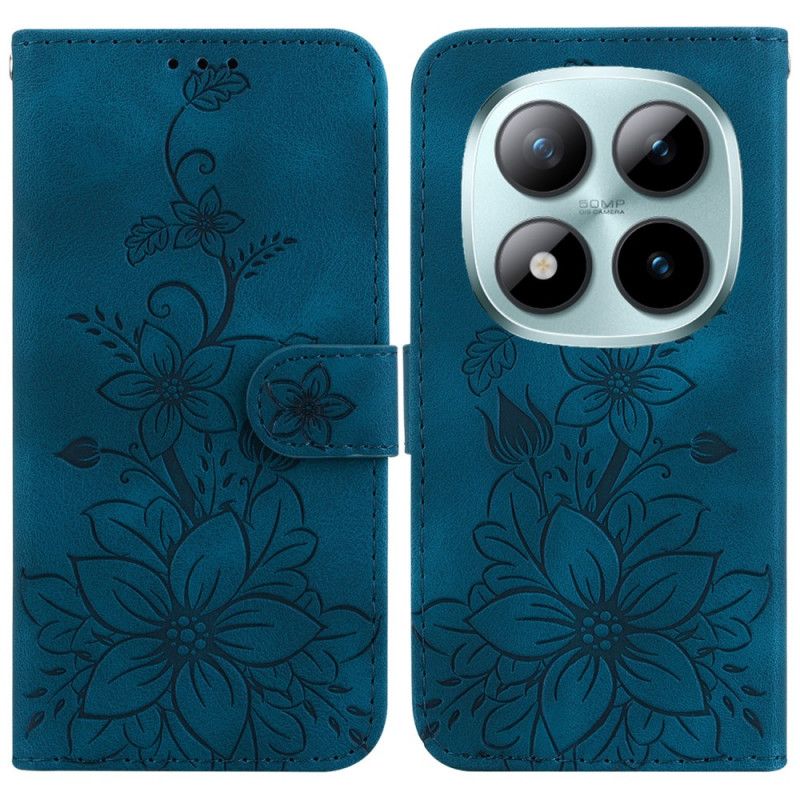 Læder Cover Xiaomi Redmi Note 15 Pro 5g Telefon Etui Fleur-de-lis