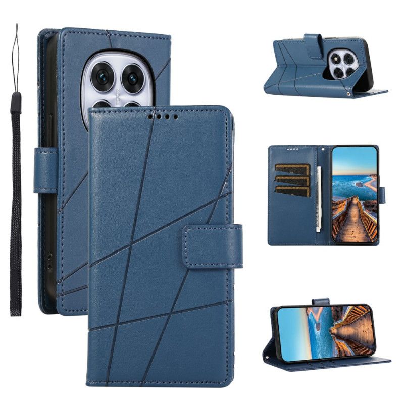 Læder Cover Xiaomi Redmi Note 15 Pro 5g Telefon Etui Linjer