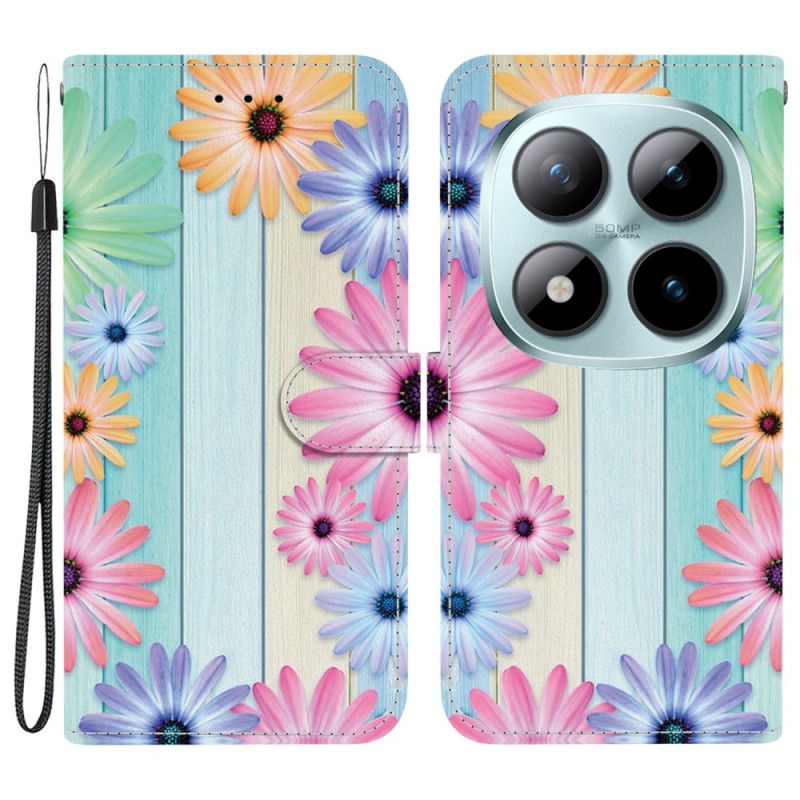 Læder Cover Xiaomi Redmi Note 15 Pro 5g Telefon Etui Solsikker