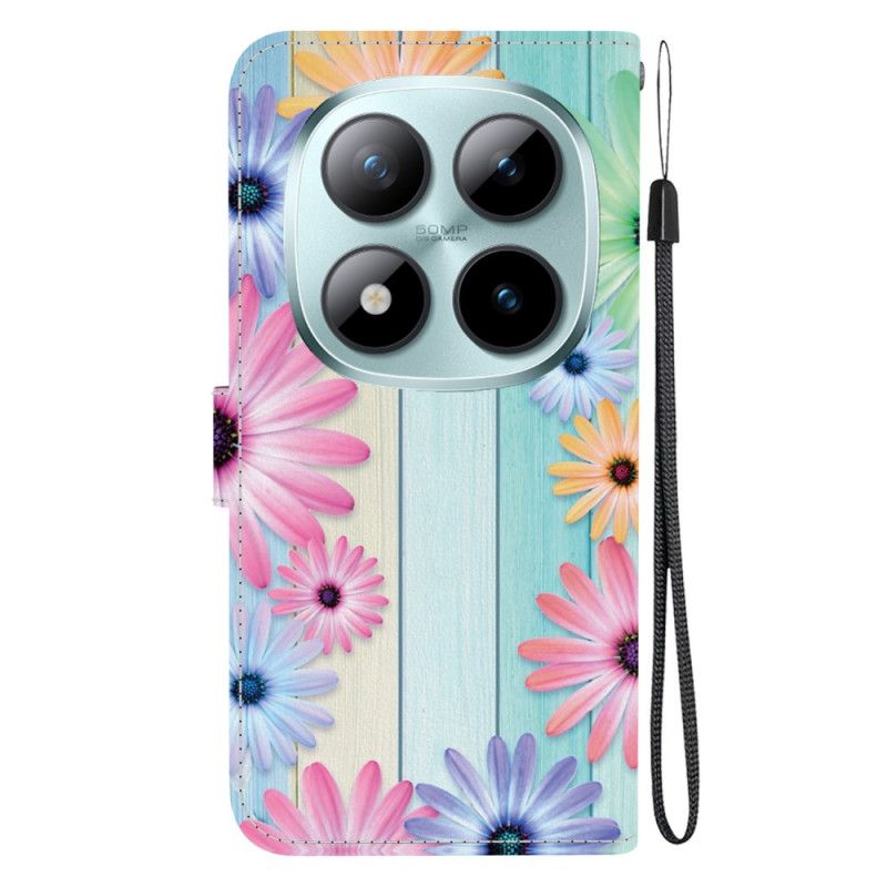 Læder Cover Xiaomi Redmi Note 15 Pro 5g Telefon Etui Solsikker