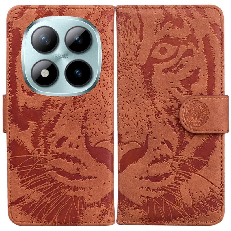 Læder Cover Xiaomi Redmi Note 15 Pro 5g Tigerprint