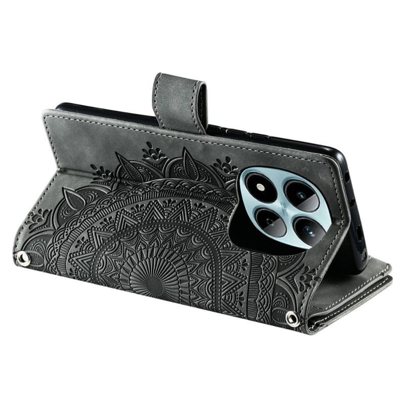 Mandala Blomsterpung Med Ruskindseffekt