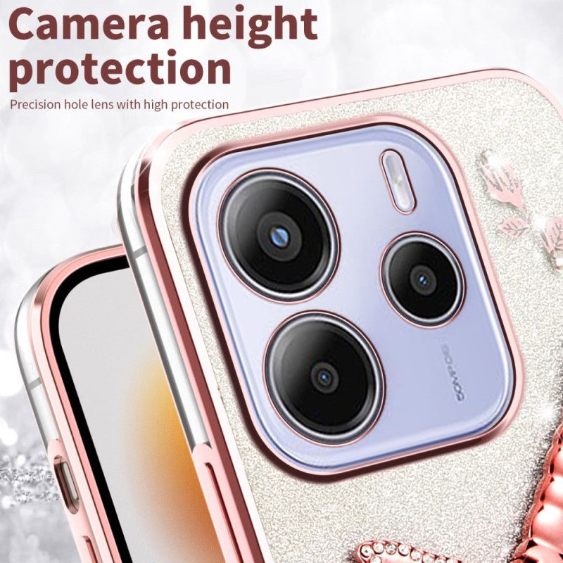 Cover Xiaomi Redmi Note 14 4g Sommerfugleholder