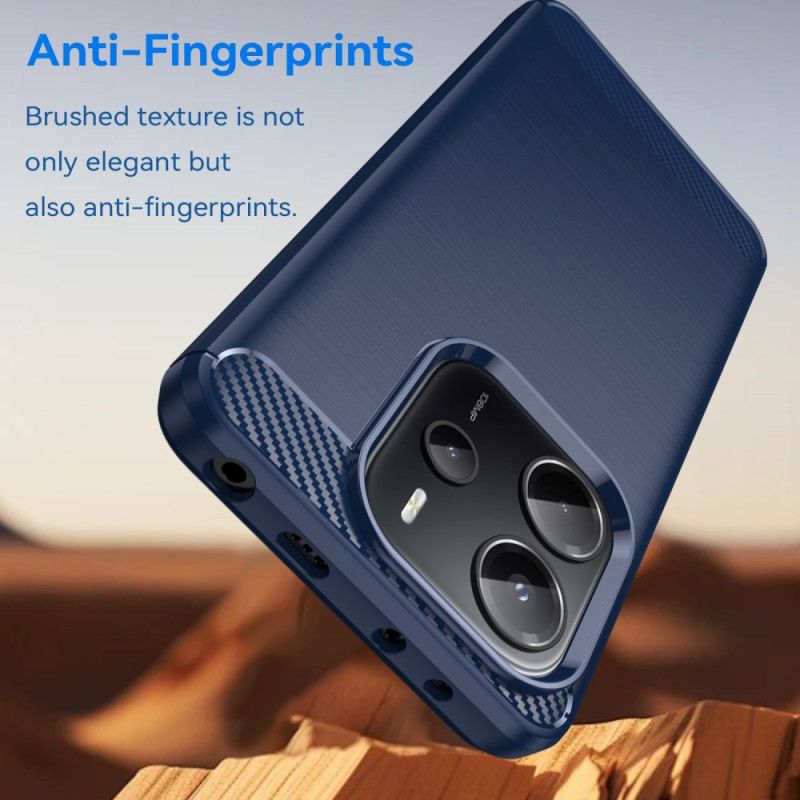 Cover Xiaomi Redmi Note 14 4g Telefon Etui Børstet Kulfiber