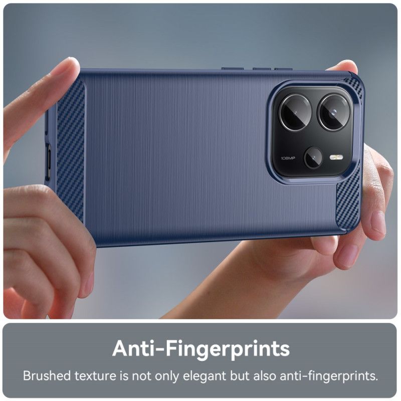 Cover Xiaomi Redmi Note 14 4g Telefon Etui Børstet Kulfiber
