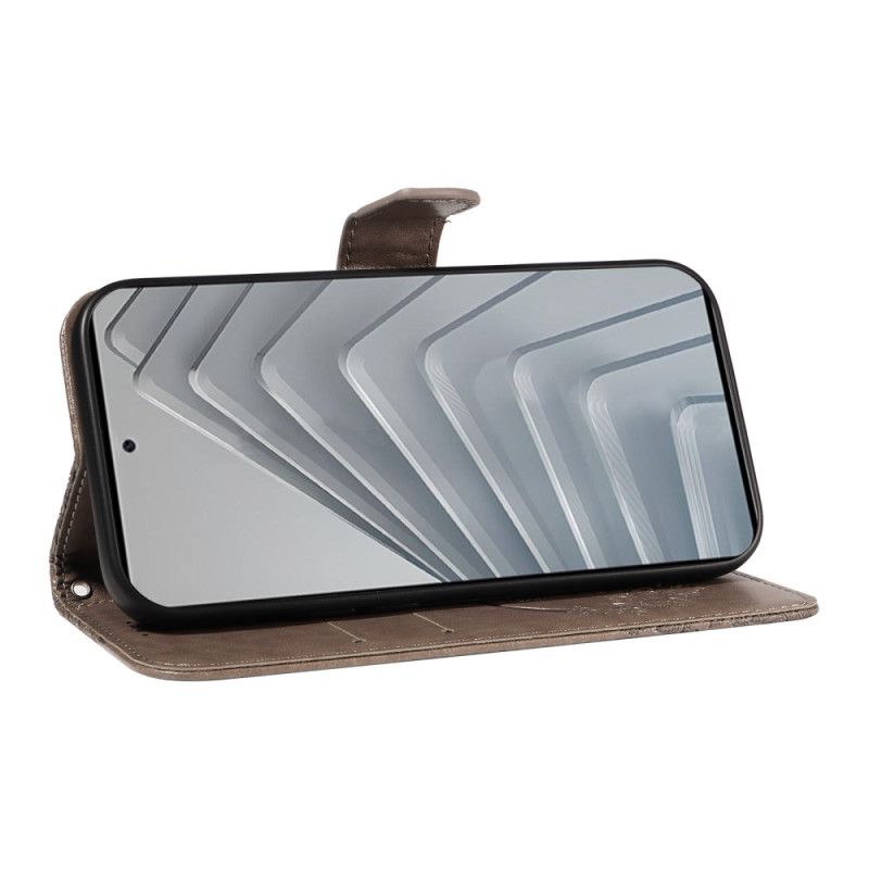 Flip Cover Til Xiaomi Redmi Note 14 4g Sommerfugleprint