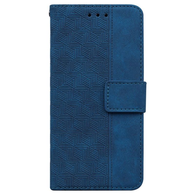 Flip Cover Til Xiaomi Redmi Note 14 4g Vævet Mønster