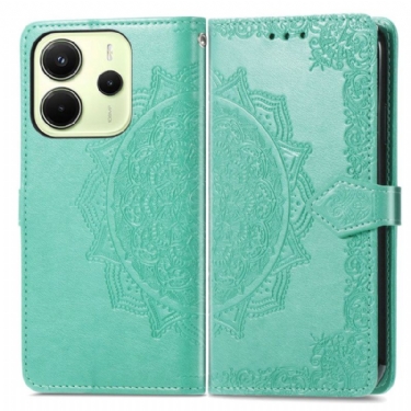 Flip Cover Xiaomi Redmi Note 14 4g Barok Mandala