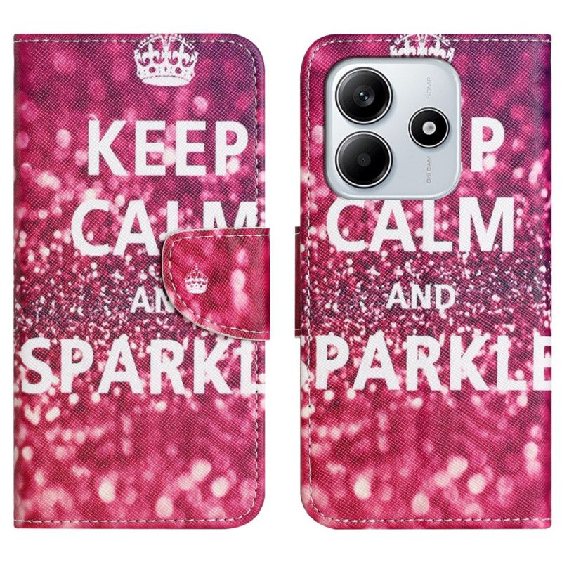 Flip Cover Xiaomi Redmi Note 14 4g Bevar Roen Og Funkl