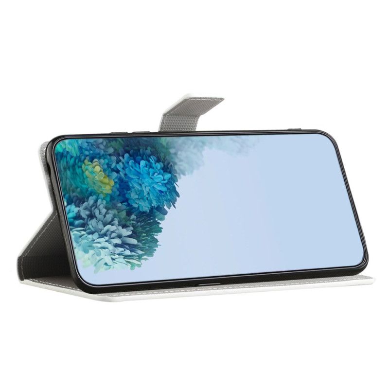 Flip Cover Xiaomi Redmi Note 14 4g Blå Sommerfugl