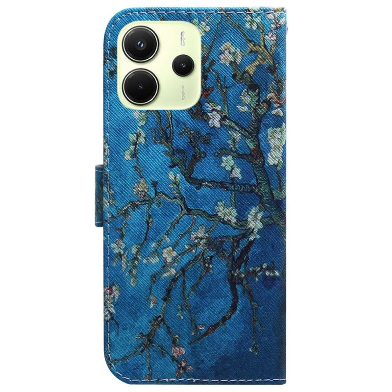 Flip Cover Xiaomi Redmi Note 14 4g Blomster Abrikostræ