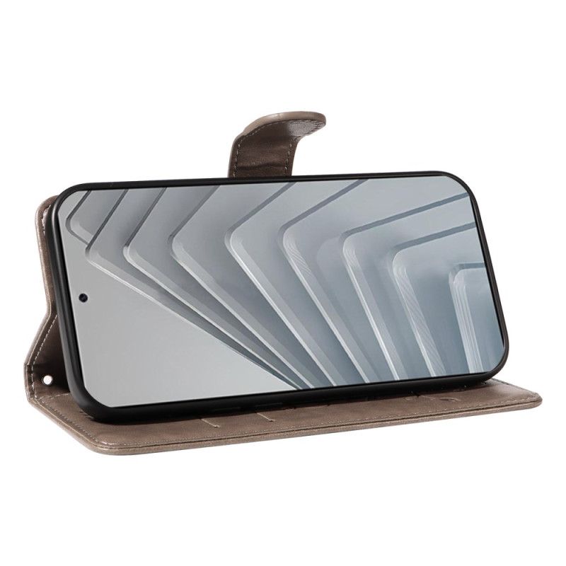 Flip Cover Xiaomi Redmi Note 14 4g Blomstermønstre