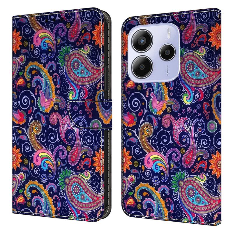 Flip Cover Xiaomi Redmi Note 14 4g Etnisk Mønster